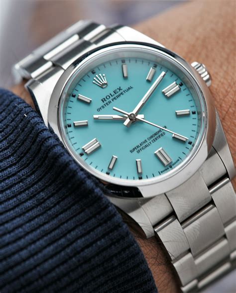 rolex oyster blu prezzo|Rolex Oyster perpetual 36mm.